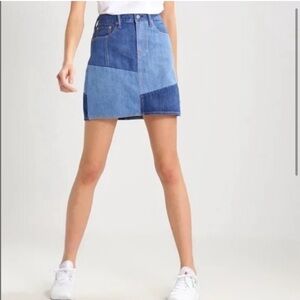 Levi’s x Anthropologie Denim Patchwork Mini Skirt - 27